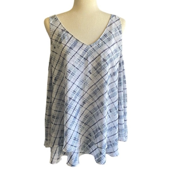 LANE BRYANT-TWO TIER TANK TOP-SIZE 18 - Picture 1 of 8